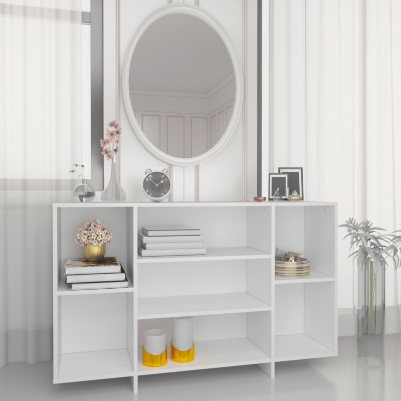 vidaXL Sideboard Weiß 120x30x75 cm Holzwerkstoff vidaXL Sideboard Weiß 120x30x75 cm Holzwerkstoff