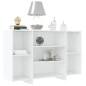 vidaXL Sideboard Weiß 120x30x75 cm Holzwerkstoff vidaXL Sideboard Weiß 120x30x75 cm Holzwerkstoff