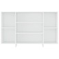 vidaXL Sideboard Weiß 120x30x75 cm Holzwerkstoff vidaXL Sideboard Weiß 120x30x75 cm Holzwerkstoff