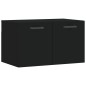 vidaXL Wandschrank Schwarz 60x36,5x35 cm Holzwerkstoff vidaXL Wandschrank Schwarz 60x36,5x35 cm Holzwerkstoff