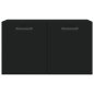 vidaXL Wandschrank Schwarz 60x36,5x35 cm Holzwerkstoff vidaXL Wandschrank Schwarz 60x36,5x35 cm Holzwerkstoff