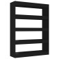 vidaXL Bücherregal/Raumteiler Schwarz 100x30x135 cm vidaXL Bücherregal/Raumteiler Schwarz 100x30x135 cm