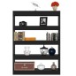 vidaXL Bücherregal/Raumteiler Schwarz 100x30x135 cm vidaXL Bücherregal/Raumteiler Schwarz 100x30x135 cm