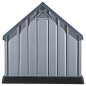 vidaXL Hundehütte Grau 92x87x91 cm Kunststoff vidaXL Hundehütte Grau 92x87x91 cm Kunststoff
