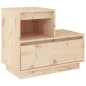 vidaXL Nachttisch 60x34x51 cm Massivholz Kiefer vidaXL Nachttisch 60x34x51 cm Massivholz Kiefer