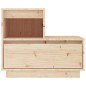 vidaXL Nachttisch 60x34x51 cm Massivholz Kiefer vidaXL Nachttisch 60x34x51 cm Massivholz Kiefer
