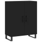 vidaXL Sideboard Schwarz 69,5x34x90 cm Holzwerkstoff vidaXL Sideboard Schwarz 69,5x34x90 cm Holzwerkstoff