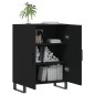 vidaXL Sideboard Schwarz 69,5x34x90 cm Holzwerkstoff vidaXL Sideboard Schwarz 69,5x34x90 cm Holzwerkstoff