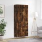 Highboard Räuchereiche 69,5x34x180 cm Holzwerkstoff Highboard Räuchereiche 69,5x34x180 cm Holzwerkstoff