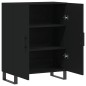 vidaXL Sideboard Schwarz 69,5x34x90 cm Holzwerkstoff vidaXL Sideboard Schwarz 69,5x34x90 cm Holzwerkstoff