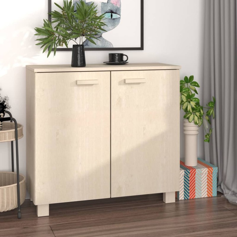vidaXL Sideboard HAMAR Honigbraun 85x35x80 cm Massivholz Kiefer vidaXL Sideboard HAMAR Honigbraun 85x35x80 cm Massivholz Kiefer