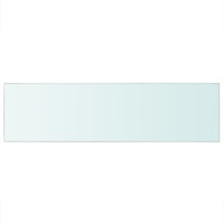 vidaXL Regalboden Glas Transparent 90 cm x 25 cm