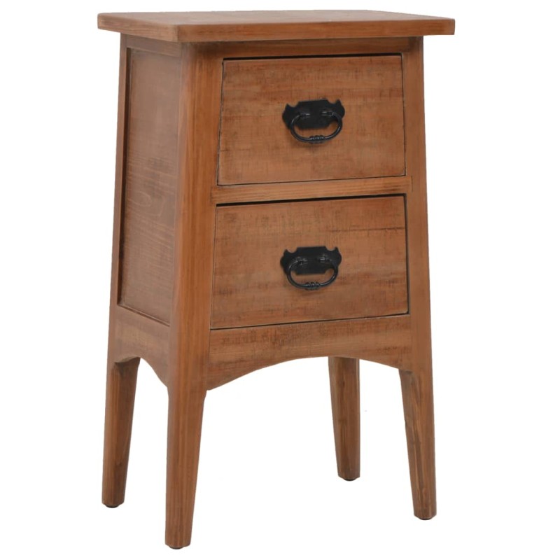 vidaXL Nachttisch Tannenholz Massiv 40 x 29 x 68 cm Braun vidaXL Nachttisch Tannenholz Massiv 40 x 29 x 68 cm Braun