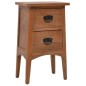 vidaXL Nachttisch Tannenholz Massiv 40 x 29 x 68 cm Braun vidaXL Nachttisch Tannenholz Massiv 40 x 29 x 68 cm Braun