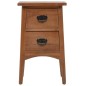 vidaXL Nachttisch Tannenholz Massiv 40 x 29 x 68 cm Braun vidaXL Nachttisch Tannenholz Massiv 40 x 29 x 68 cm Braun