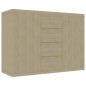 vidaXL Sideboard Sonoma-Eiche 88x30x65 cm Holzwerkstoff vidaXL Sideboard Sonoma-Eiche 88x30x65 cm Holzwerkstoff