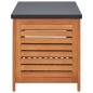 vidaXL Gartenbox 150x50x55 cm Eukalyptus Massivholz vidaXL Gartenbox 150x50x55 cm Eukalyptus Massivholz