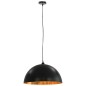 vidaXL Deckenleuchten 2 Stk. Schwarz und Gold Halbkugelförmig 50cm E27 vidaXL Deckenleuchten 2 Stk. Schwarz und Gold Halbkugelförmig 50cm E27