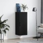 vidaXL Wandschrank Schwarz 34,5x34x90 cm vidaXL Wandschrank Schwarz 34,5x34x90 cm
