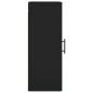vidaXL Wandschrank Schwarz 34,5x34x90 cm vidaXL Wandschrank Schwarz 34,5x34x90 cm