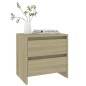 vidaXL Nachttische 2 Stk. Sonoma-Eiche 45x34,5x44,5 cm Holzwerkstoff