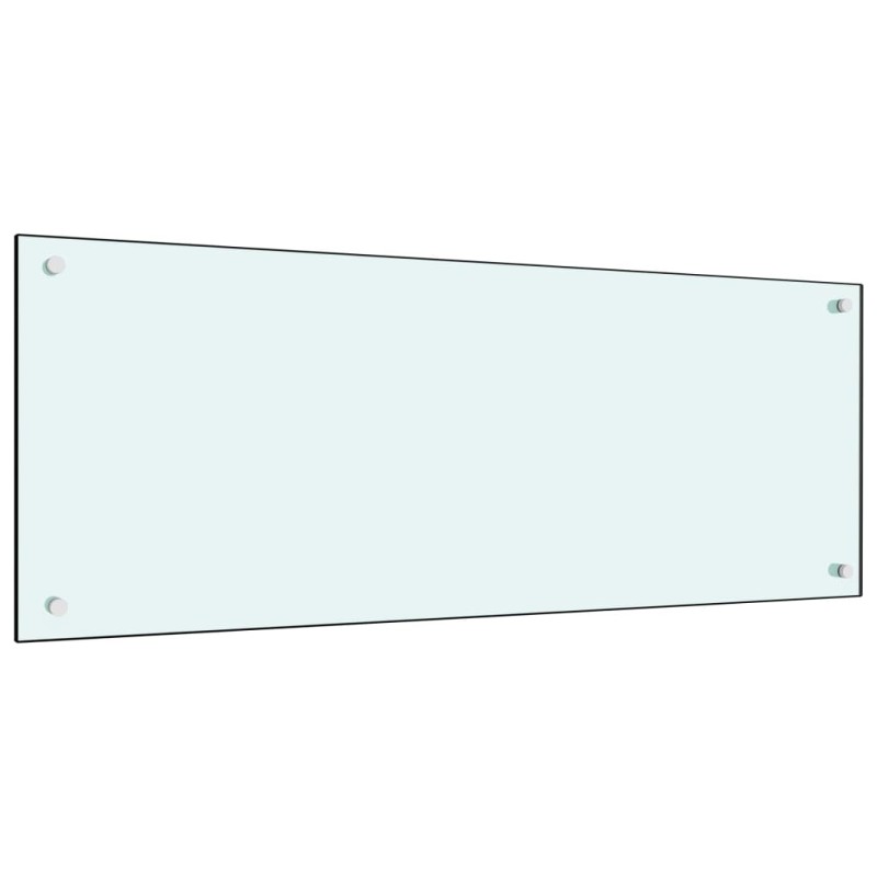 vidaXL Küchenrückwand Weiß 100x40 cm Hartglas vidaXL Küchenrückwand Weiß 100x40 cm Hartglas