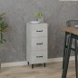 vidaXL Sideboard Betongrau 34,5x34x90 cm Holzwerkstoff vidaXL Sideboard Betongrau 34,5x34x90 cm Holzwerkstoff