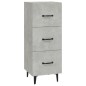 vidaXL Sideboard Betongrau 34,5x34x90 cm Holzwerkstoff vidaXL Sideboard Betongrau 34,5x34x90 cm Holzwerkstoff