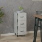 vidaXL Sideboard Betongrau 34,5x34x90 cm Holzwerkstoff vidaXL Sideboard Betongrau 34,5x34x90 cm Holzwerkstoff