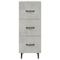 vidaXL Sideboard Betongrau 34,5x34x90 cm Holzwerkstoff vidaXL Sideboard Betongrau 34,5x34x90 cm Holzwerkstoff