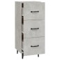 vidaXL Sideboard Betongrau 34,5x34x90 cm Holzwerkstoff vidaXL Sideboard Betongrau 34,5x34x90 cm Holzwerkstoff