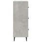 vidaXL Sideboard Betongrau 34,5x34x90 cm Holzwerkstoff vidaXL Sideboard Betongrau 34,5x34x90 cm Holzwerkstoff