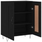 vidaXL Sideboard Schwarz 69,5x34x90 cm Holzwerkstoff vidaXL Sideboard Schwarz 69,5x34x90 cm Holzwerkstoff