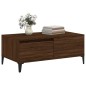 vidaXL Couchtisch Braun Eichen-Optik 90x50x36,5 cm Holzwerkstoff vidaXL Couchtisch Braun Eichen-Optik 90x50x36,5 cm Holzwerkstoff