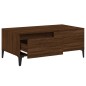 vidaXL Couchtisch Braun Eichen-Optik 90x50x36,5 cm Holzwerkstoff vidaXL Couchtisch Braun Eichen-Optik 90x50x36,5 cm Holzwerkstoff
