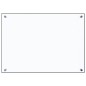 vidaXL Küchenrückwand Transparent 70x50 cm Hartglas vidaXL Küchenrückwand Transparent 70x50 cm Hartglas