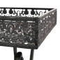 vidaXL Beistelltisch Klappbar Vintage Metall 58 x 35 x 72 cm Schwarz vidaXL Beistelltisch Klappbar Vintage Metall 58 x 35 x 72 cm Schwarz