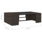 vidaXL 2-tlg. Garten-Lounge-Set Poly Rattan Braun vidaXL 2-tlg. Garten-Lounge-Set Poly Rattan Braun