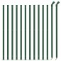 vidaXL Maschendrahtzaun mit Bodenflansch Grün 0,8x25 m vidaXL Maschendrahtzaun mit Bodenflansch Grün 0,8x25 m