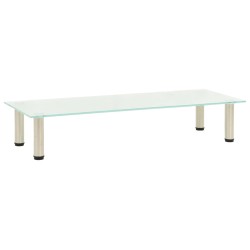 vidaXL TV-Tisch Mattiert 100x35x17 cm Hartglas