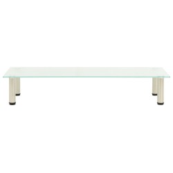 vidaXL TV-Tisch Mattiert 100x35x17 cm Hartglas