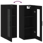 vidaXL Wandschrank Schwarz 34,5x34x90 cm vidaXL Wandschrank Schwarz 34,5x34x90 cm