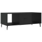 vidaXL Couchtisch Schwarz 102x50x40 cm Holzwerkstoff vidaXL Couchtisch Schwarz 102x50x40 cm Holzwerkstoff