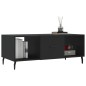 vidaXL Couchtisch Schwarz 102x50x40 cm Holzwerkstoff vidaXL Couchtisch Schwarz 102x50x40 cm Holzwerkstoff