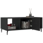 vidaXL Couchtisch Schwarz 102x50x40 cm Holzwerkstoff vidaXL Couchtisch Schwarz 102x50x40 cm Holzwerkstoff