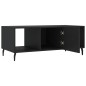 vidaXL Couchtisch Schwarz 102x50x40 cm Holzwerkstoff vidaXL Couchtisch Schwarz 102x50x40 cm Holzwerkstoff