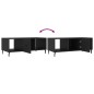 vidaXL Couchtisch Schwarz 102x50x40 cm Holzwerkstoff vidaXL Couchtisch Schwarz 102x50x40 cm Holzwerkstoff