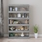 vidaXL Bücherregal/Raumteiler Grau Sonoma 100x30x166 cm vidaXL Bücherregal/Raumteiler Grau Sonoma 100x30x166 cm