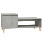 vidaXL Couchtisch Betongrau 100x50x45 cm Holzwerkstoff vidaXL Couchtisch Betongrau 100x50x45 cm Holzwerkstoff