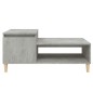 vidaXL Couchtisch Betongrau 100x50x45 cm Holzwerkstoff vidaXL Couchtisch Betongrau 100x50x45 cm Holzwerkstoff